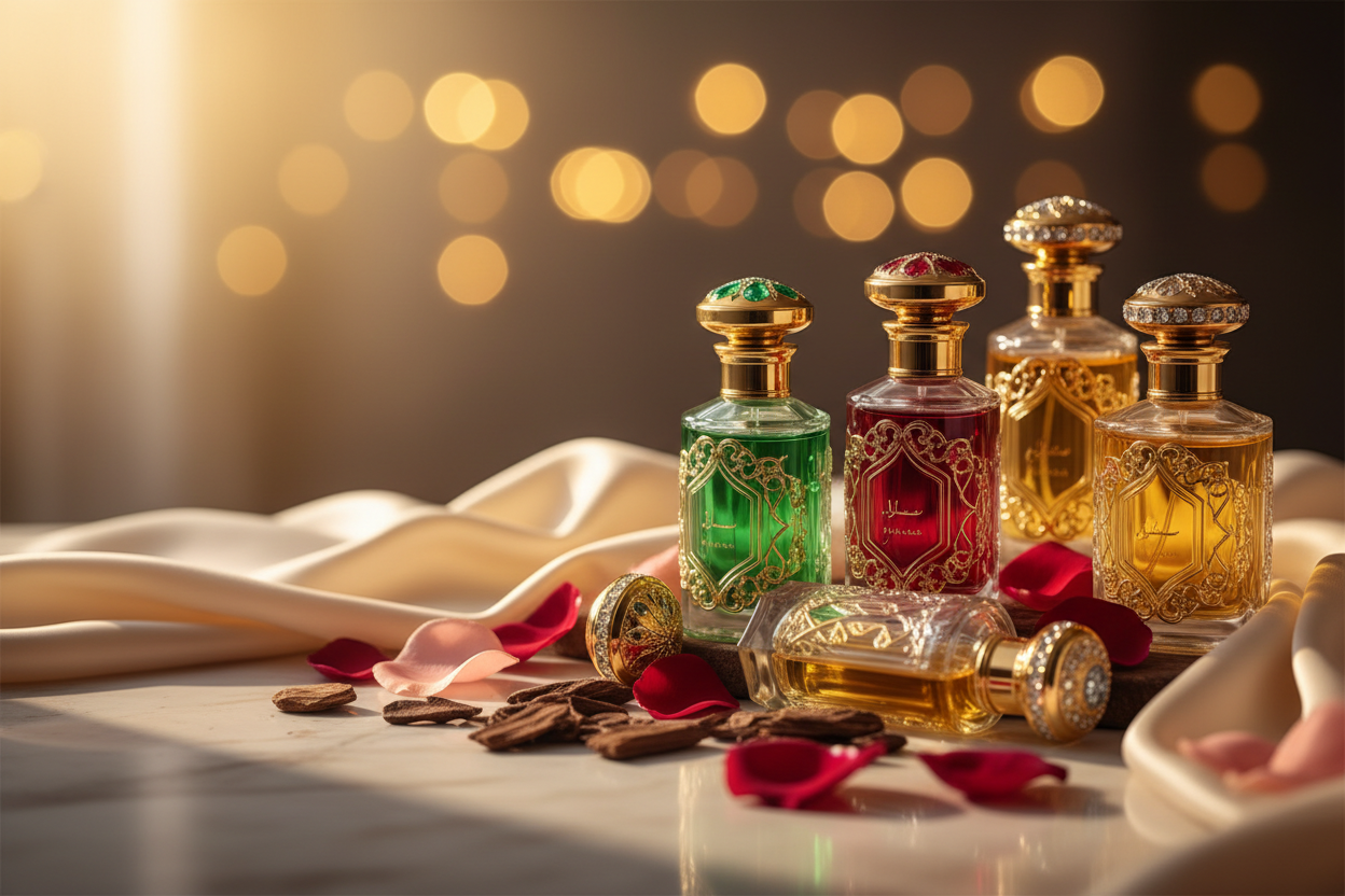 create a 4k attar image for website banner it be stylish and attractive